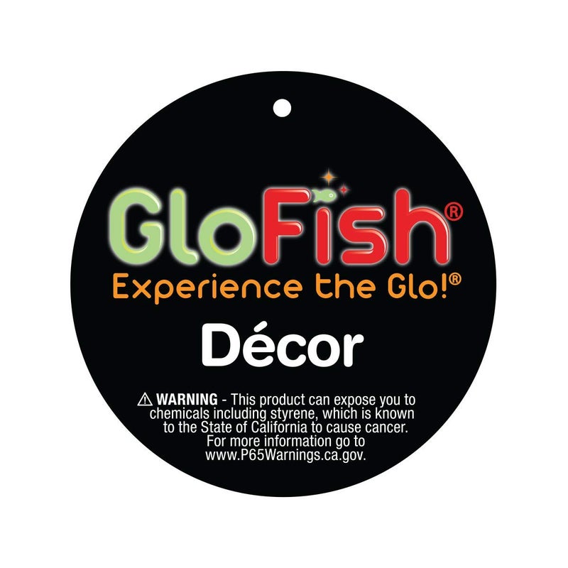 GloFish Plant Aquarium DÃ©cor, Purple and Pink Large, Fluorescent Under Blue LED Light - Image 4